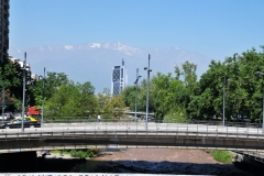 The mountain range immediately bordering the city on the east is known as the Sierra de Ramón, which was formed due to tectonic activity of the San Ramón Fault. This range reaches 9,888 feet at Cerro de Ramón. The Sierra de Ramón represents the foothills of the Andes. 12 mi further east is the even larger foothills of the Andes, which has mountains and volcanoes that exceed 19,690 ft and on which some glaciers are present.