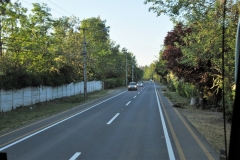 Road back to Santiago from the Paseo del Vino.