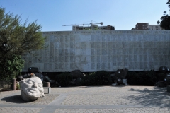 Within the walls of the Cementario General de Santiago is found the Memorial for the many people lost during the coup of 1973 and the years of political unrest in Chile.  Thousand of names are listed on the massive wall.