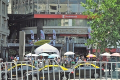 Streets of the city of Santiago.
