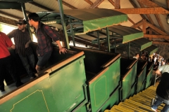 Then, in December 2014 it was announced that the funicular would re-open in the second semester of 2016 after a series of maintentenance and remodeling works to be done from March 2015, costing US$9,5 million.  These works complete the installation of the new 46 cabin network, of which 8 will be enabled for the transport of bicycles, strollers or wheelchairs. The transport cabins have a 6-person capacity and the system was reopened on November 2016.