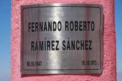This is his fathers plaque of remembrance.