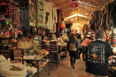 It is located east of Antofagasta, some 60 miles southeast of Calama and the Chuquicamata copper mine, overlooking the Licancabur volcano.