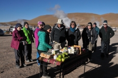 Early morning breakfast....  snacks really.