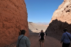 One of several entrances into Rainbow Valley" revealing its colors in cobalt, gypsum, and lamprophyre, illuminating the flanks of a forgotten river course in a blend of green, blue, pink, and yellow, as if some geological graffiti artist has been in residence