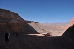The winds this day were blowing very strong. The sand blew at you making you feel you were sand blasted.