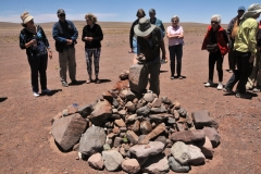 Placing another rock somewhere.