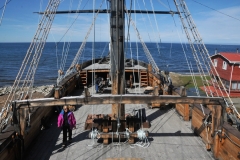 December 2011 the keel of the replica was liad and construction of the Beagle began at the museum. It was completed in February 2016.