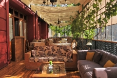 Hotel Jose Nogueira was our home in Punta Arenas. This is a photo of the dining room.  The hotel was originally called Palacio Sara Braun.  Much history of the area was made within the walls of this hotel through the golden years of Punta Arenas prior to the Panama Canal.  This was our hotel where we stayed.