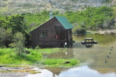 Local flooding from recent storms prior to our arrival.