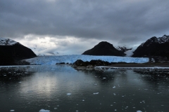 We boarded the MS Skorpios III, our home for three nights as we cruise the Chilean fjords. This family owned vessel is uniquely designed with a reinforced hull for navigating ice and a small size for treading through the narrow fjords and bays.