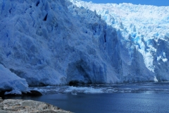 The ice is thousands of feet high.