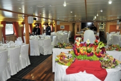 Everything is set to rock and roll for a fun evening with music, dancing and great food.