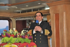 Captain of the ship,  Our mission is to turn Chile and Patagonia into a great international tourist destination, by offering a top-level professional tourist cruise service, faithfully conserving the hospitality of the people of Patagonia and giving added value to the service we offer our clients, which is a daily challenge for each and every of our staff members.