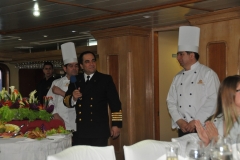 Captain of the ship and the head chef