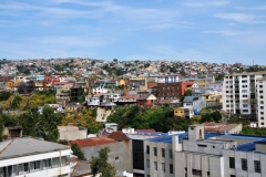 The famous hillsides of Valparaiso