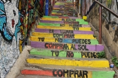 Going up the same stairs