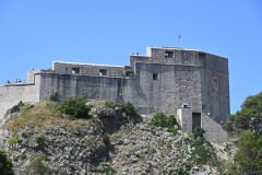  St. Lawrence Fortress, often called Dubrovnik's Gibraltar, is a fortress and theater outside the western wall of the city of Dubrovnik. It is 121 feet above sea level.