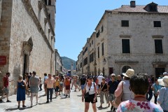 Dubrovnik, historically known as Ragusa, is a city in southern Dalmatia, Croatia, by the Adriatic Sea. It is one of the most prominent tourist destinations in the Mediterranean, a seaport and the center of the Dubrovnik-Neretva County.