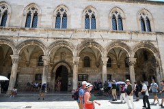 The Rector's Palace is a palace in the city of Dubrovnik that used to serve as the seat of the Rector of the Republic of Ragusa between the 14th century and 1808. It was also the seat of the Minor Council and the state administration. Furthermore, it housed an armoury, the powder magazine, the watch house and a prison.