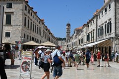 In the distance is the Dubrovnik Bell Tower