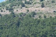 View of the funicular going up and down the hillside, on Srd  which we will ride in a few days