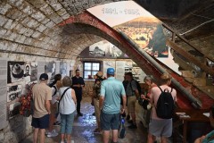 We spent the previous day driving to Montenegro and now we are back into Dubrovnik, Croatia.  We have now driven up  on Srd mountain overlooking Dubrovnik below and entered into the Fort Imperial and the Homeland War Museum.