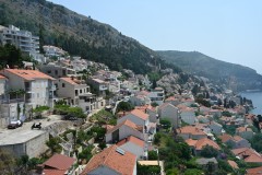 View coming into the city from the cable car