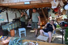 We are greeted by our hosts, husband, Denis, wife Goca, and son, Stipen.  What a nice relaxing break in our trip to stay in this agricultural region. We all have individual rooms facing into walk areas surrounded with crops, fruit trees and pleasant breezes.