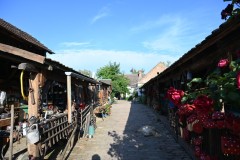 It was almost like they had a street going between building on the farm. 