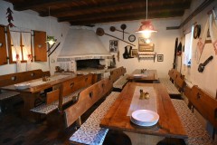 The farmstead is very simple. Internet is weak at best and I enjoyed not being tied to the world. The rooms are very comfortable each with its own bathroom. Here we have the dinning room where we will have breakfast in a few hours. 