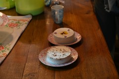 The finished product. I prefer a cheese with more flavor and spices involved. These were very good though. It was a great learning experience how to make cheese. 