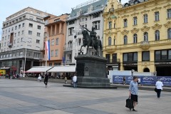 Zagreb's Lower Town, or Donji Grad, is the city's bustling modern center, characterized by Ban Jelačić Square, lively streets, shopping, restaurants, and major transport hubs. 