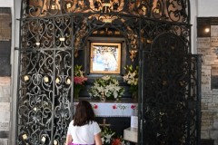 The area around the Stone Gate became a pilgrimage site where people light candles and offer prayers for blessings.  