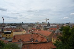The view of the Lower City from the Upper city seeing all the new buildings going up. 