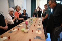 This morning we left Zagreb and headed overland to Opatija on the coast.  But first we had a stop in Viskovo to learn how to make pasta from scratch.  What fun that was. 