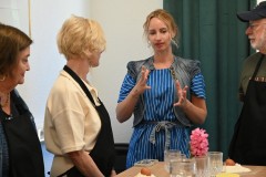 Our instructor a delightful young lady who has created a business teaching people like us how to make pasta from scratch.