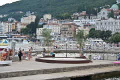 The traditional seaside resort on the Kvarner Gulf is known for its Mediterranean climate and its historic buildings reminiscent of the Austrian Riviera.