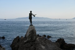 Not to be missed is the famous statue of the Girl with a Seagull. 