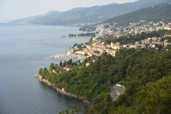 Opatija is just located south of Trieste, Italy. It has a history as a Mediterranean resort destination for wealthy European aristocrats, dignitaries and artists stretching back to 1844.  