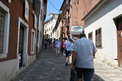 After driving by bus as far as we can we transfer to a smaller bus and then walk from there to the top of the hill. 