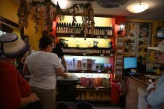 We stopped at a family owned truffle shop at the top of the hill.