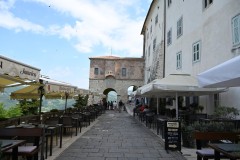 Restaurant at the top of the hill in Motovun