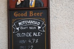 Cool looking sign for a cold brew on a hot day