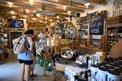 Store in the plaza near the Church of the Virgin Mary