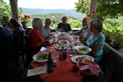 Lunch with a view. While we were eating a great of BMW Motor Biker group from Austria sat next to us. They were on a 3 day holiday. Fun talking with them. 