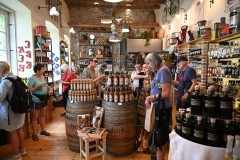 Stopped in a store for spirits and wines. What a great display of products. 