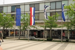 Flags of the region we are visiting.