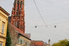 The Church of St Peter and St Paul, the co-cathedral  stands tall in the city.