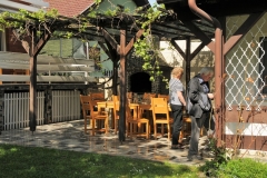 Patio area we ate.